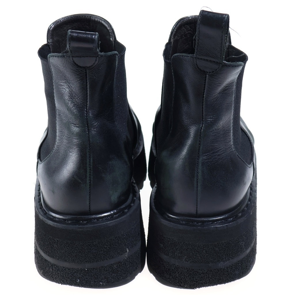 marsell(マルセル) SIDE GORE BOOTS 厚底ハイカットサイドコアブーツ ブラック