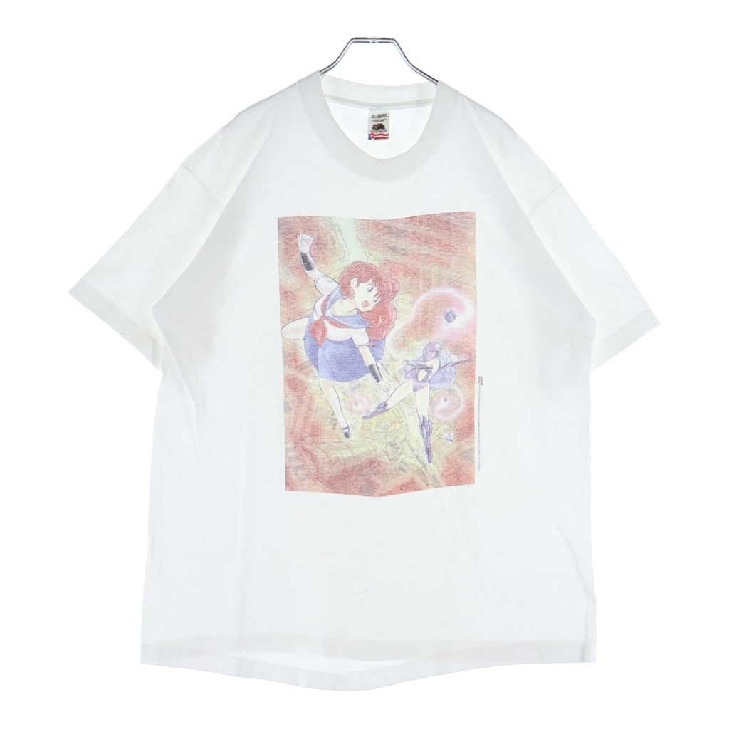 VINTAGE(ヴィンテージ) 90S プロジェクトA アニメTシャツ FRUIT OF THE LOOM クルーネック半袖カットソー ホワイト