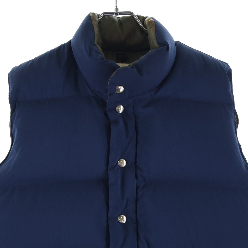 VINTAGE(ヴィンテージ) CRESCENT WORKS (クレセントダウンワークス) REVERSIBLE DOWN VEST ダウンベスト リバーシブル ベージュ/ネイビー