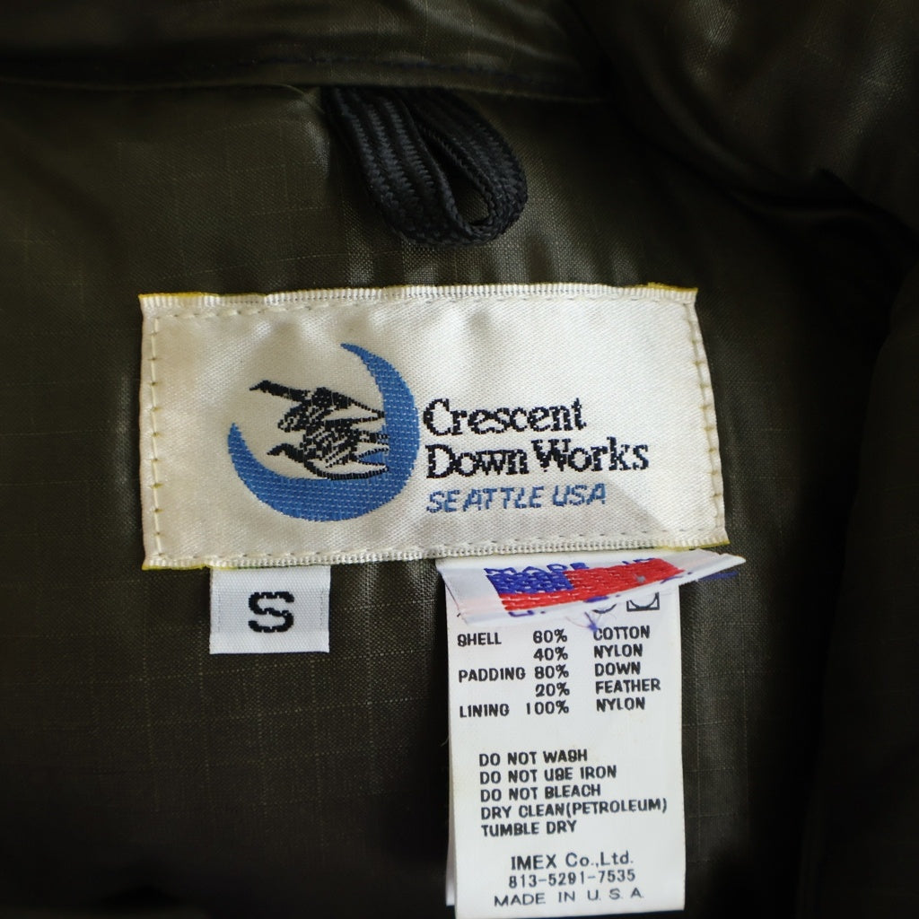 VINTAGE(ヴィンテージ) CRESCENT WORKS (クレセントダウンワークス) REVERSIBLE DOWN VEST ダウンベスト リバーシブル ベージュ/ネイビー