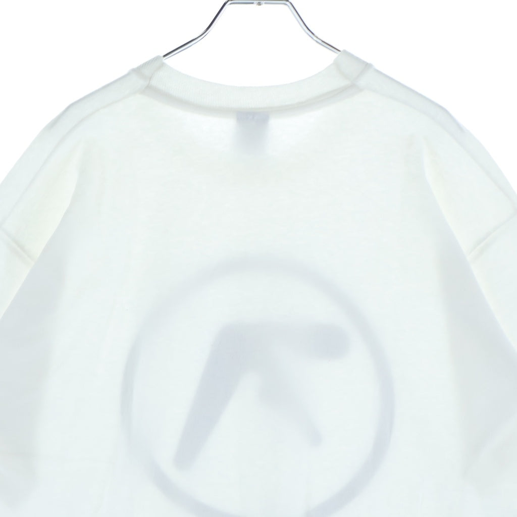 VINTAGE(ヴィンテージ) 90S APHEX TWIN LOGO TEE エイフェックス ツイン ロゴ プリント シングルステッチ 半袖Tシャツ カットソー ホワイト