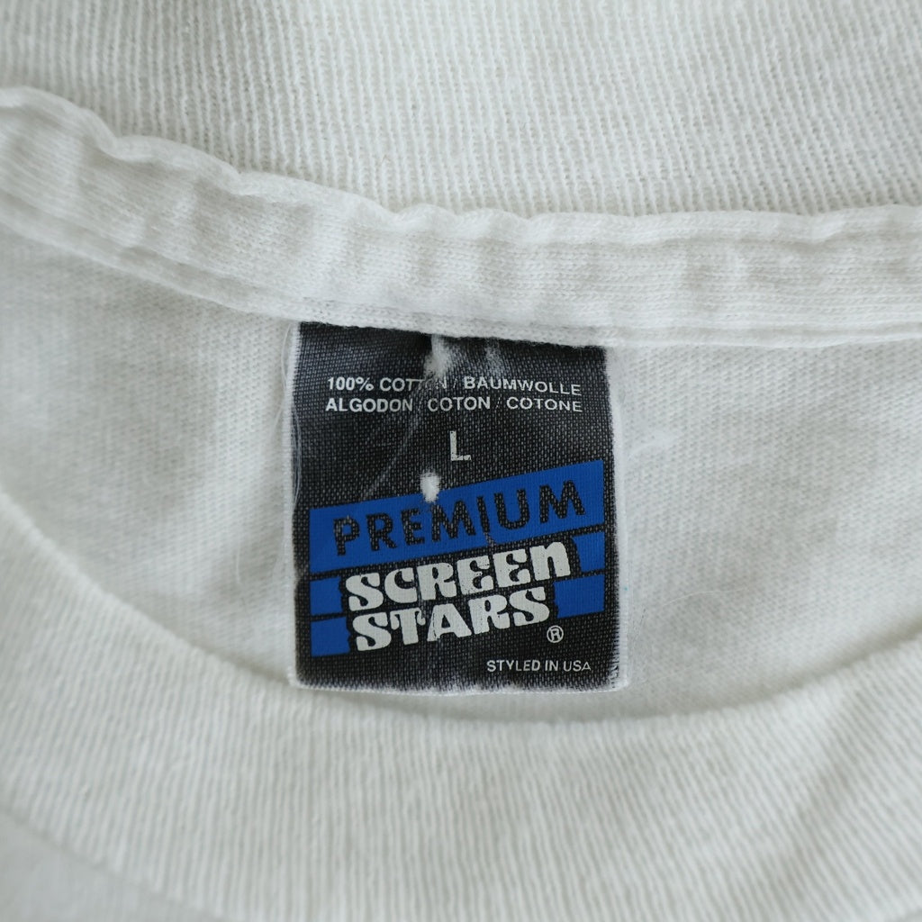 VINTAGE(ヴィンテージ) 90S APHEX TWIN LOGO TEE エイフェックス ツイン ロゴ プリント シングルステッチ 半袖Tシャツ カットソー ホワイト