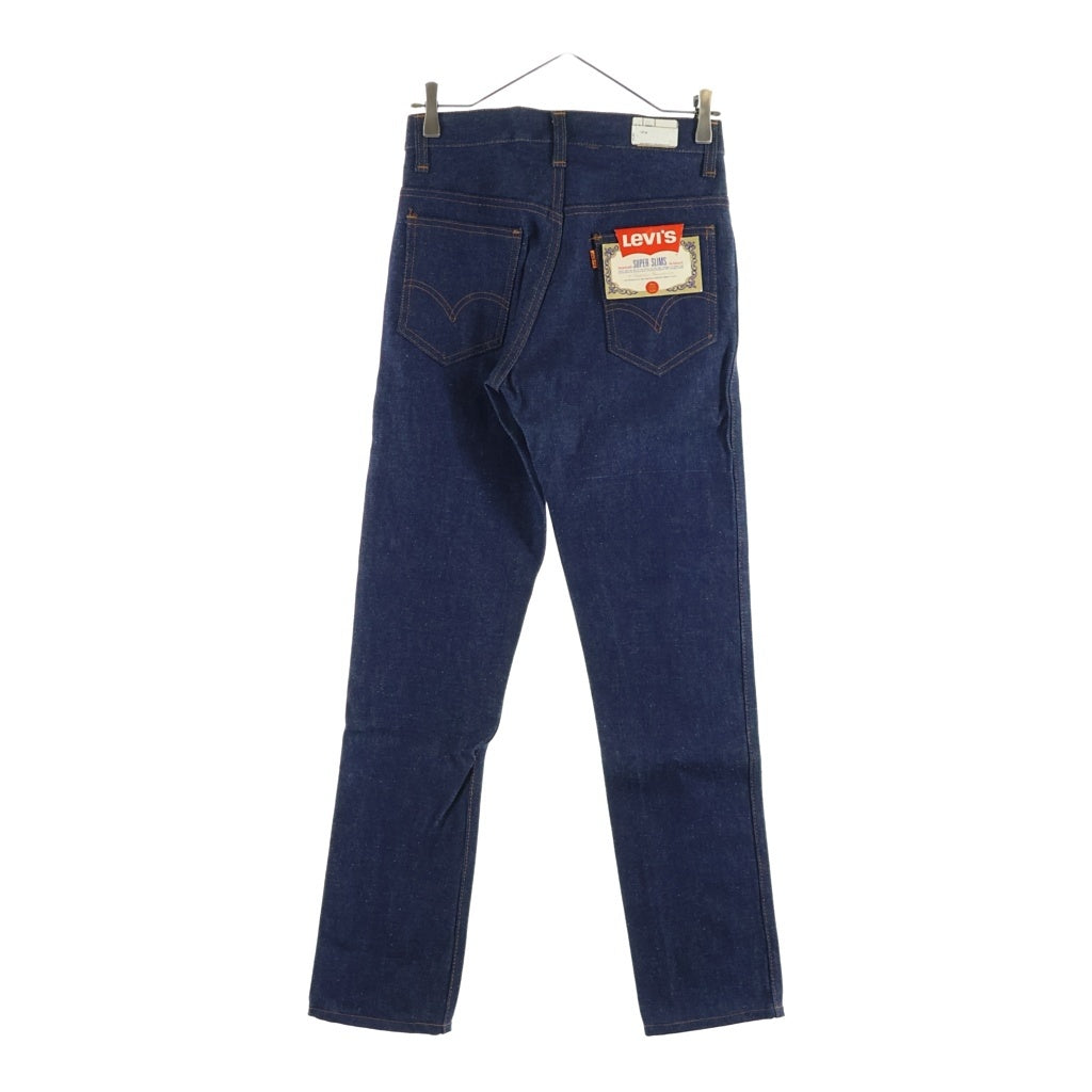 Levi's(リーバイス) 60-70S DEADSTOCK 606 0217 BIG E オレンジタブ ボタン裏10 42TALON デッドストック スリムテーパードシルエット デニムパンツ インディゴ
