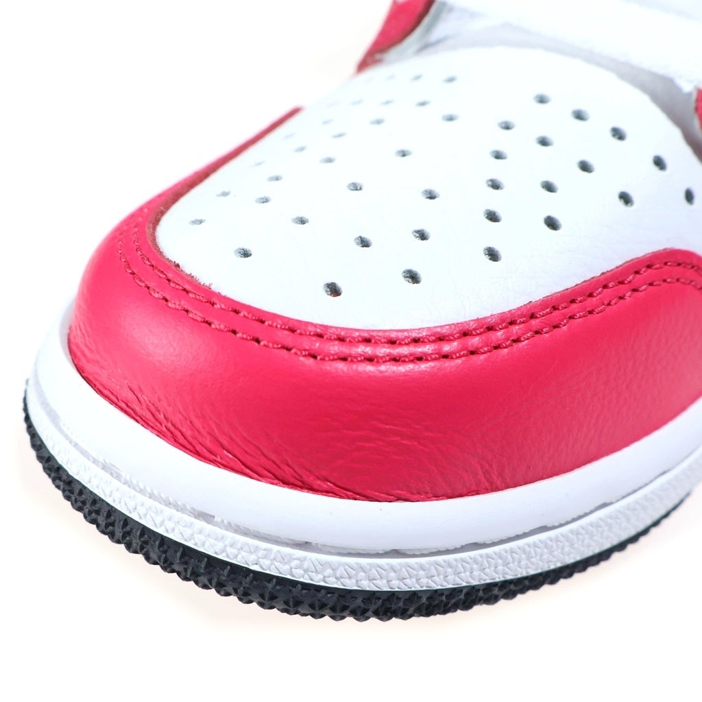 NIKE(ナイキ) AIR JORDAN RETRO HIGH OG エアジョーダン 1 レトロ ハイカットスニーカー レッド/イエロー US8/26cm 555088-603