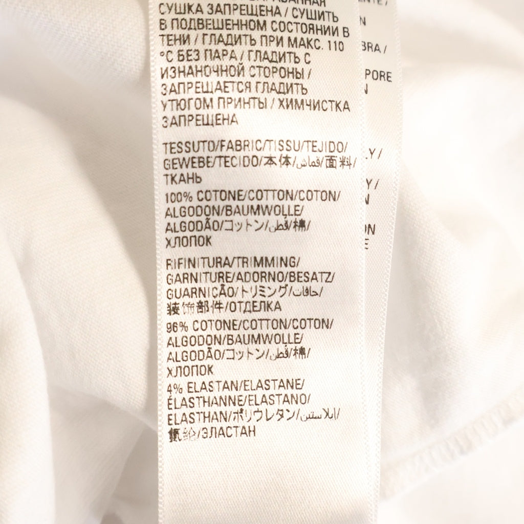 BALENCIAGA(バレンシアガ) × adidas Cotton Crew Neck Tee アディダス トレフォイルロゴ 3ストライプ 半袖Tシャツ カットソー ホワイト 739101