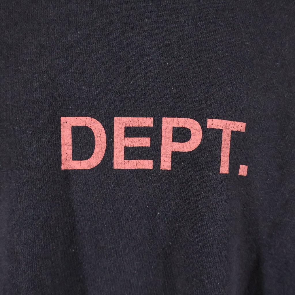 GALLERY DEPT.(ギャラリーデプト) PAINTED L/S TEE USA製 ペイント クルーネック 長袖カットソー ブラック