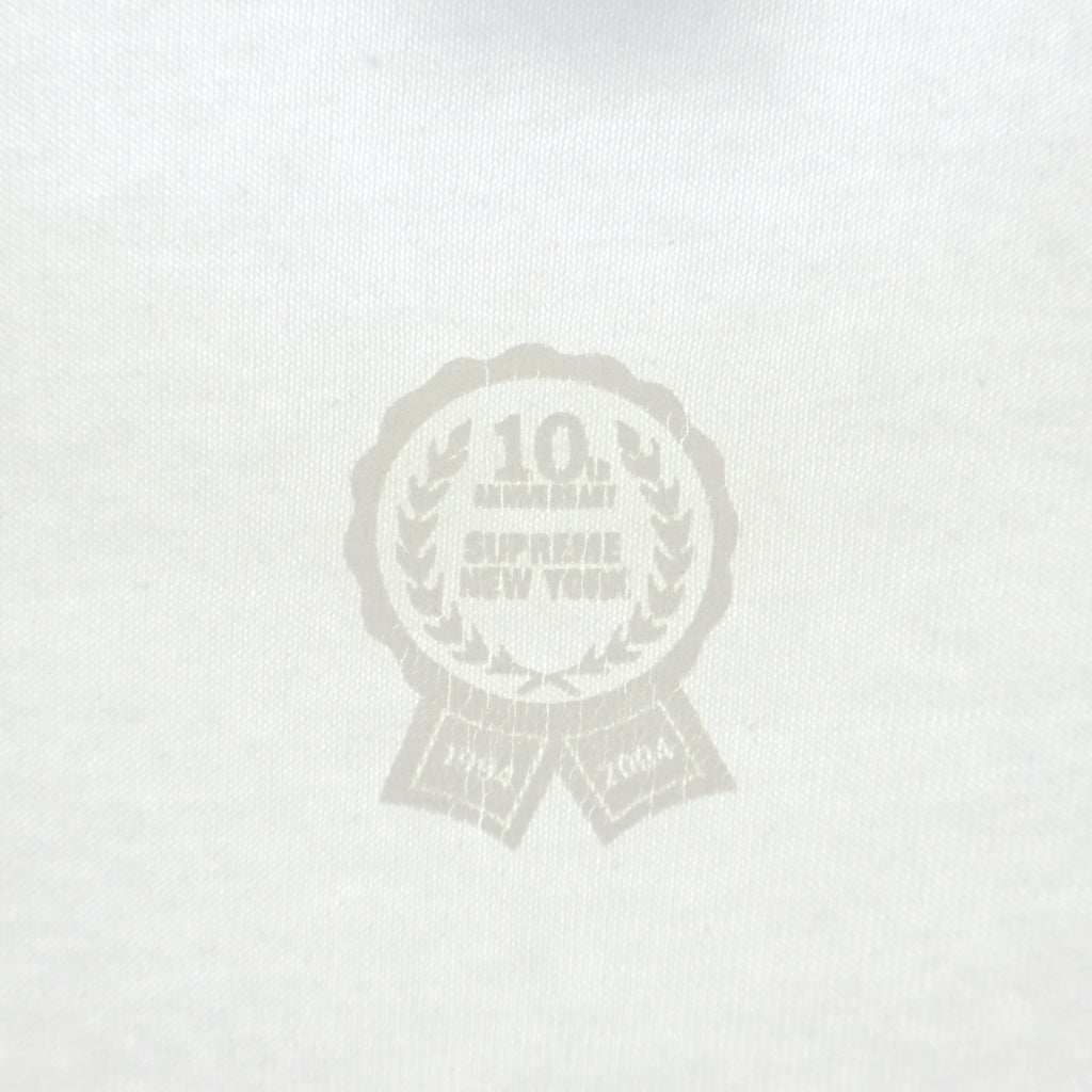 SUPREME(シュプリーム) 04SS 10th Anniversary Kate Moss 10周年記念 ケイト・モス クルーネック半袖カットソー ホワイト