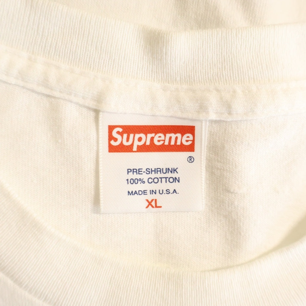 SUPREME(シュプリーム) 04SS 10th Anniversary Kate Moss 10周年記念 ケイト・モス クルーネック半袖カットソー ホワイト