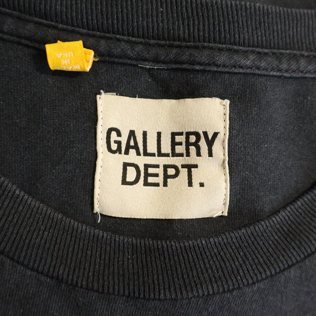 GALLERY DEPT.(ギャラリーデプト) 22SS ATK STACK LOGO TEE スタックロゴTシャツ クルーネック半袖カットソー ブラック