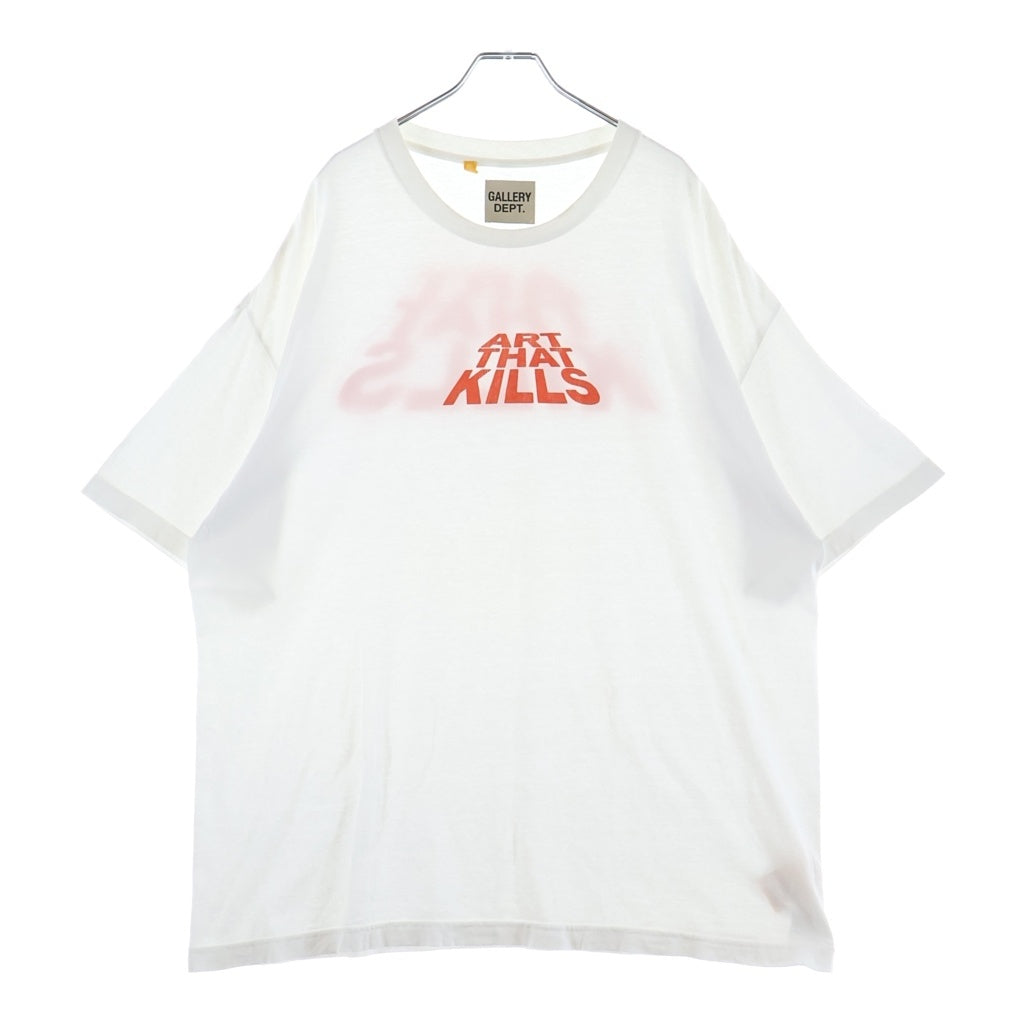 GALLERY DEPT.(ギャラリーデプト) 22SS ATK STACK LOGO TEE 両面プリントクルーネック半袖カットソー ホワイト