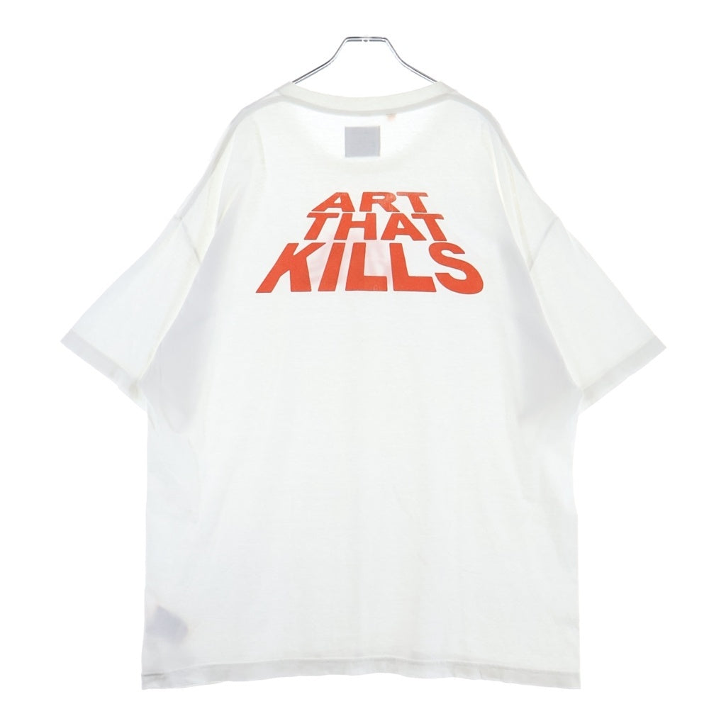 GALLERY DEPT.(ギャラリーデプト) 22SS ATK STACK LOGO TEE 両面プリントクルーネック半袖カットソー ホワイト