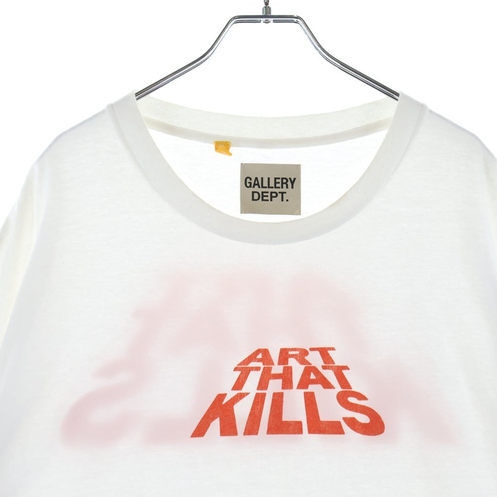 GALLERY DEPT.(ギャラリーデプト) 22SS ATK STACK LOGO TEE 両面プリントクルーネック半袖カットソー ホワイト