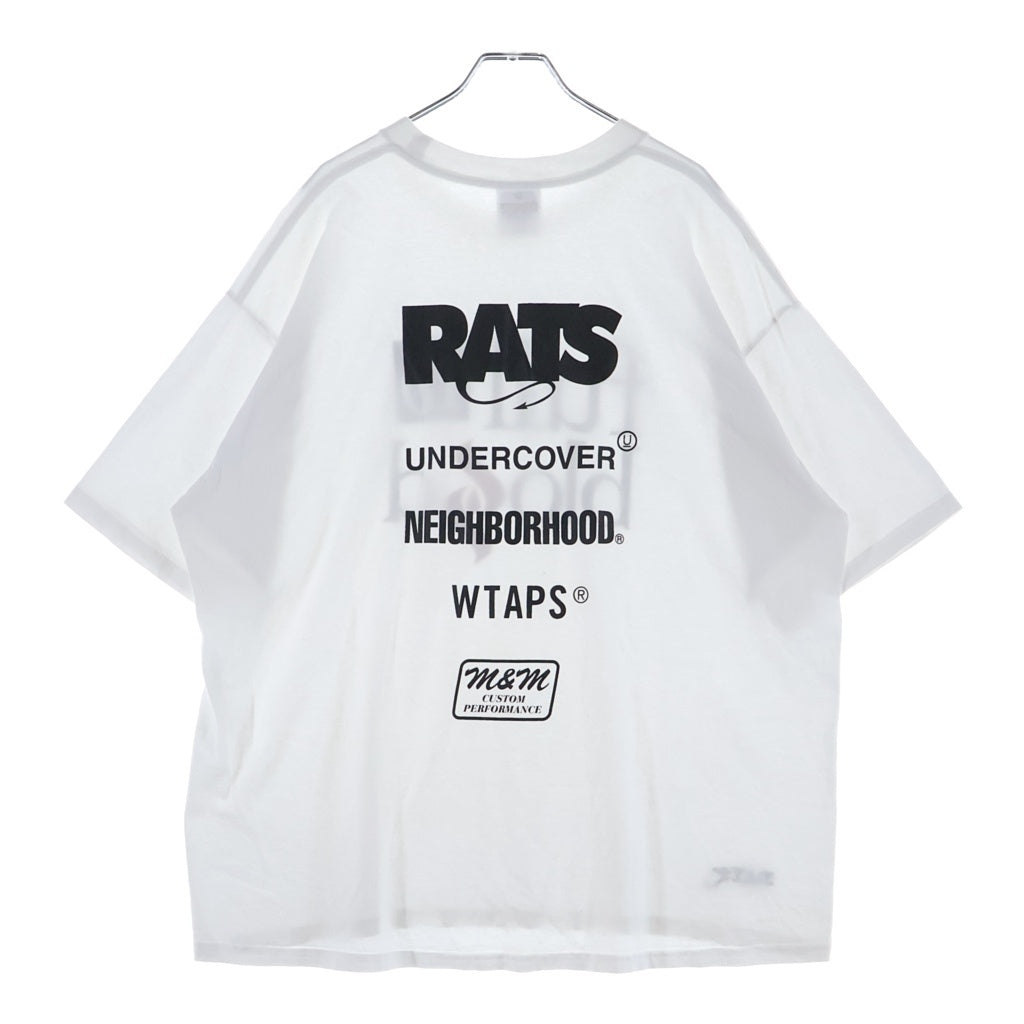 RATS(ラッツ) FULL BLOOD TEE 15周年 記念Tシャツ クルーネック半袖カットソー ブラック