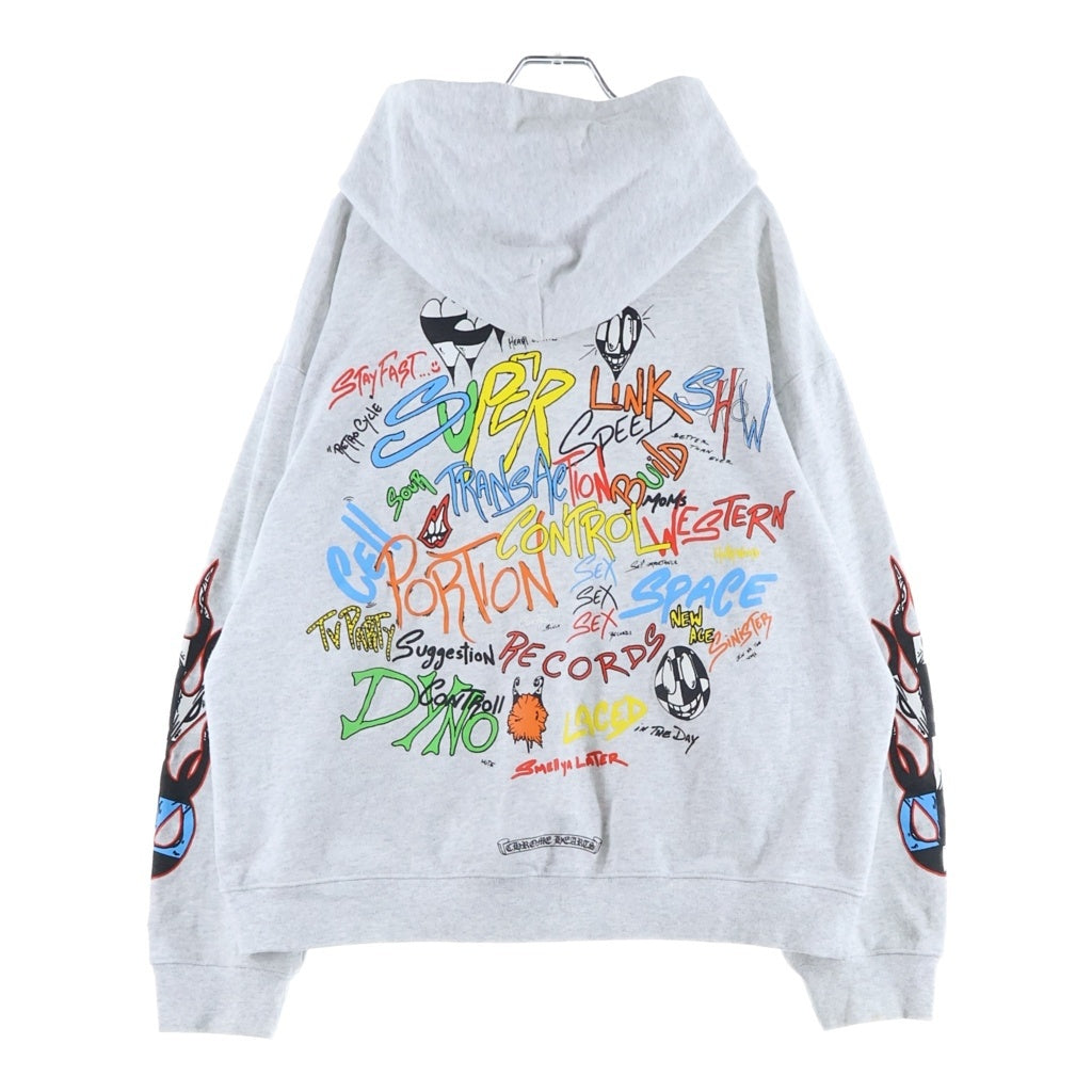 CHROME HEARTS(クロムハーツ) MATTY BOY PRO BRAIN HD PLVR マッティボーイ ブレインプルオーバーフーディー パーカー グレー