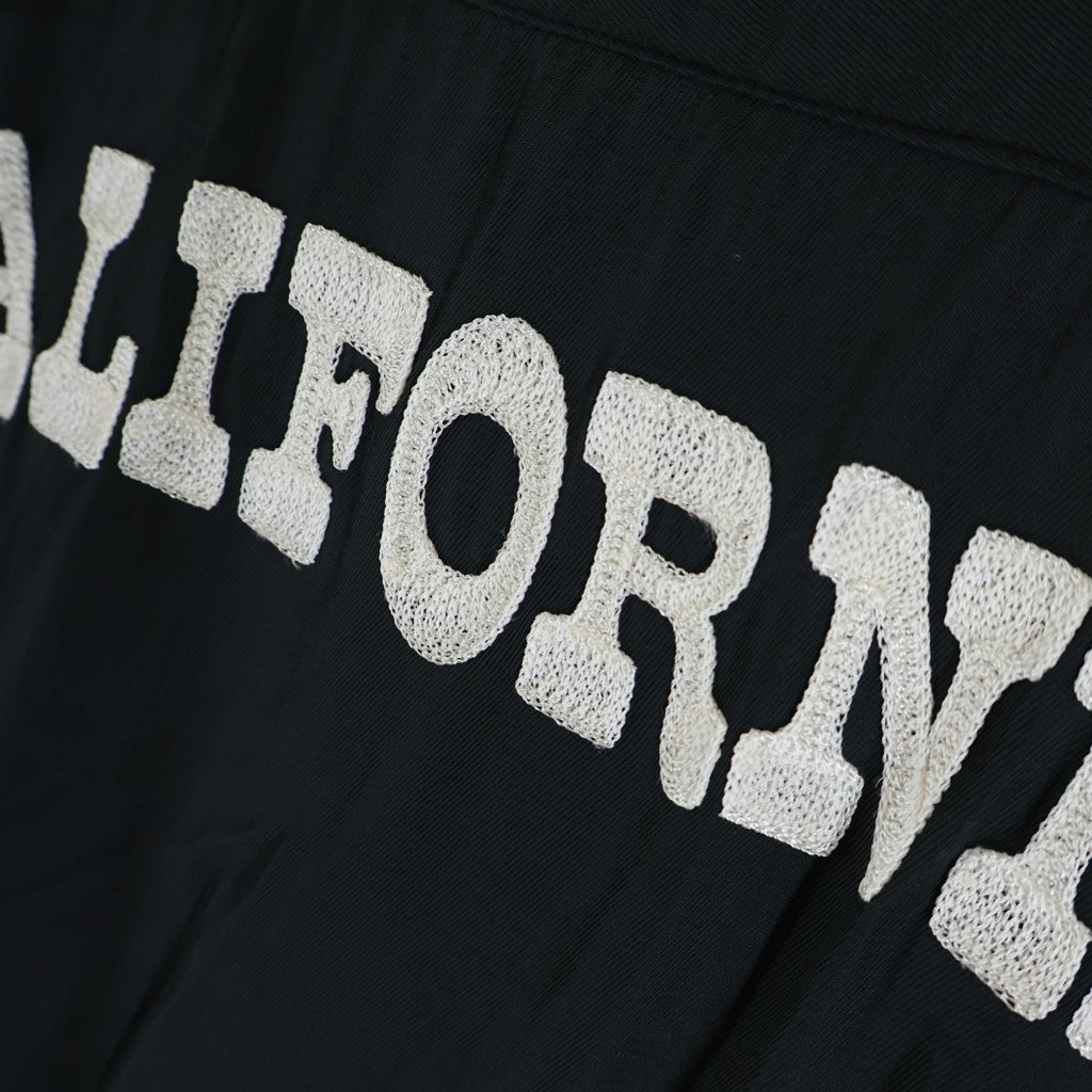 STANDARD CALIFORNIA(スタンダード カリフォルニア) SD Bowring Shirt ボーリング レーヨン 半袖シャツ ブラック