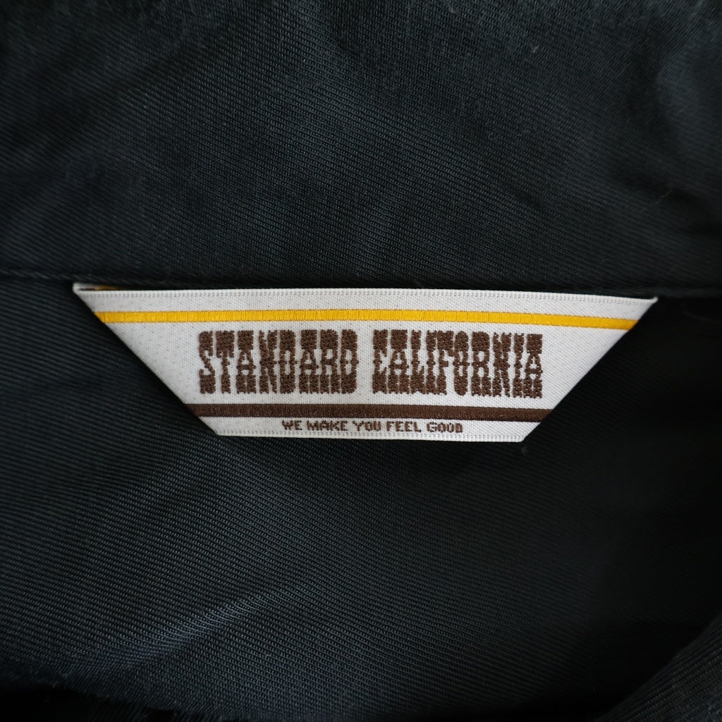 STANDARD CALIFORNIA(スタンダード カリフォルニア) SD Bowring Shirt ボーリング レーヨン 半袖シャツ ブラック