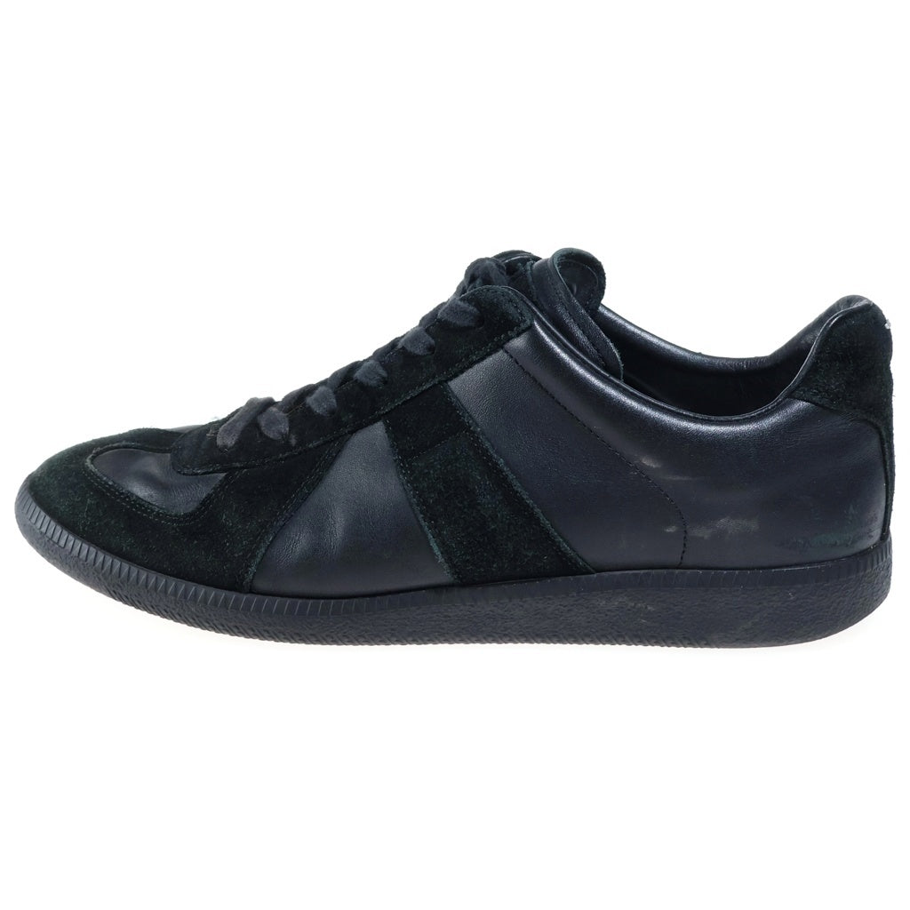 Maison Margiela(メゾンマルジェラ) REPLICA SPORTS SHOES レプリカ ジャーマントレーナー スポーツシューズ ローカットスニーカー ブラック