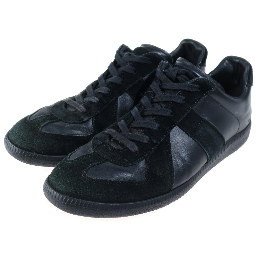Maison Margiela(メゾンマルジェラ) REPLICA SPORTS SHOES レプリカ ジャーマントレーナー スポーツシューズ ローカットスニーカー ブラック