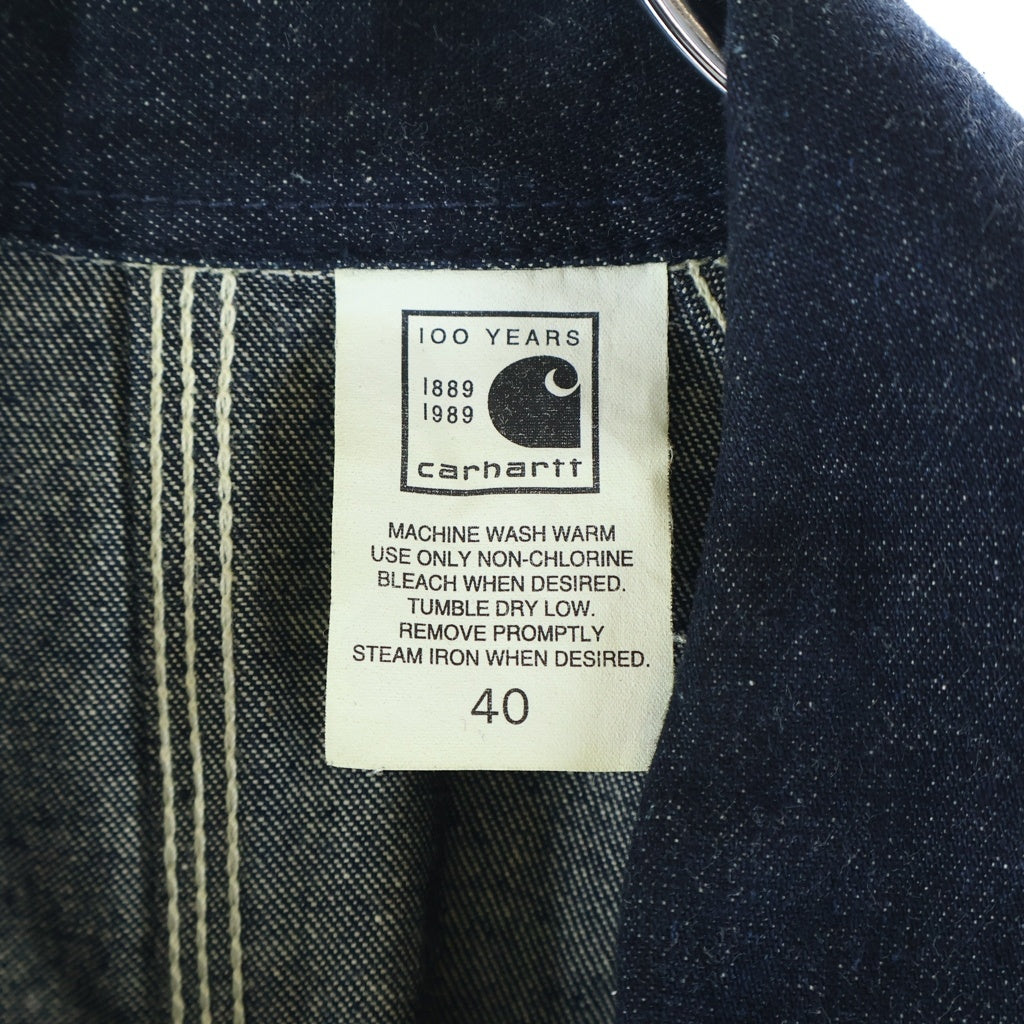 CARHARTT(カーハート) 100 YEARS DENIM COVERALL 100周年 デニムカバーオール インディゴ CH-176 E746-0906 0118