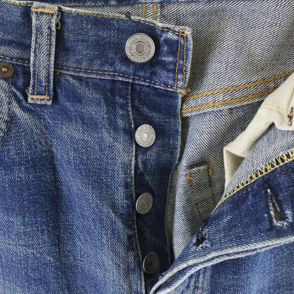 Levi's(リーバイス) 70S VINTAGE 501 BIG E後期 足長R ボタン裏6 ヴィンテージ デニムパンツ インディゴ