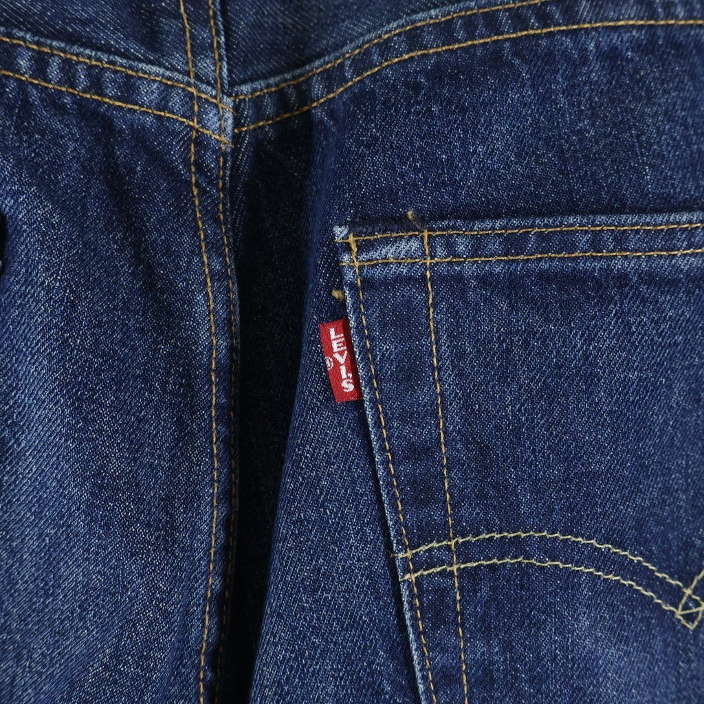 Levi's premium(リーバイスプレミアム) 501 復刻 BIG E Vステッチ ボタン裏刻印5115 USA製 レインボーステッチ デニムパンツ インディゴ PC9-00501-2455