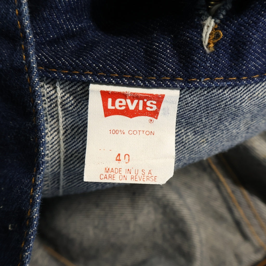 Levi's(リーバイス) 90S VINTAGE 70506-0216 ROLLING STONES DNEIM JACKET ボタン裏刻印303 ヴィンテージ ローリングストーンズ スモールe デニムジャケット インディゴ