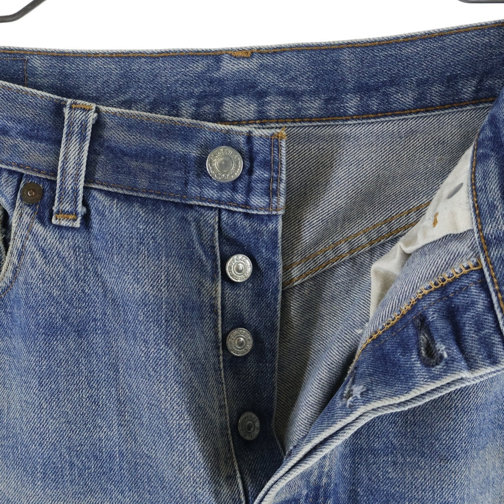 Levi's(リーバイス) 80S 501 ボタン裏刻印558 サークルR 通常R 脇割り デニムパンツ インディゴ