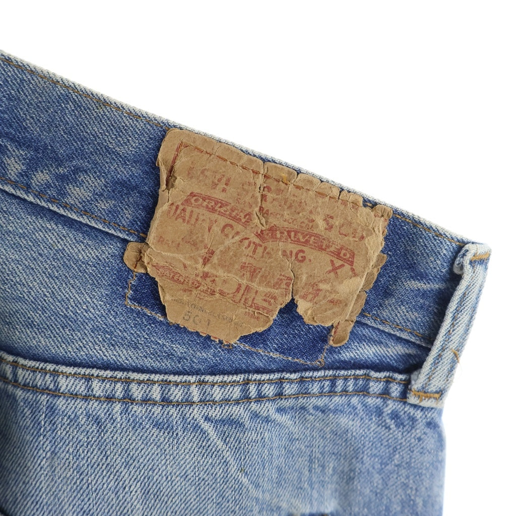 Levi's(リーバイス) 80S 501 ボタン裏刻印558 サークルR 通常R 脇割り デニムパンツ インディゴ
