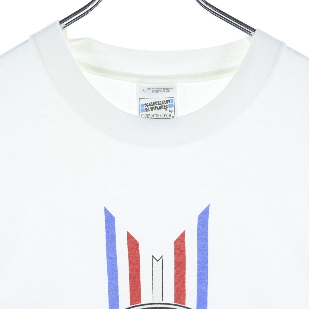 VINTAGE(ヴィンテージ) 90S OASIS TRICOLOR アイルランド製 オアシス トリコロール フロントプリント バンド 半袖Tシャツ カットソー ホワイト