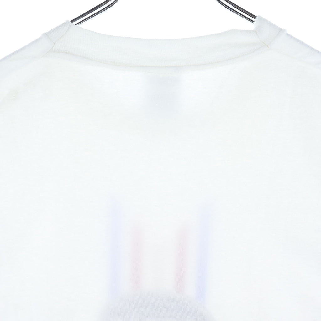 VINTAGE(ヴィンテージ) 90S OASIS TRICOLOR アイルランド製 オアシス トリコロール フロントプリント バンド 半袖Tシャツ カットソー ホワイト