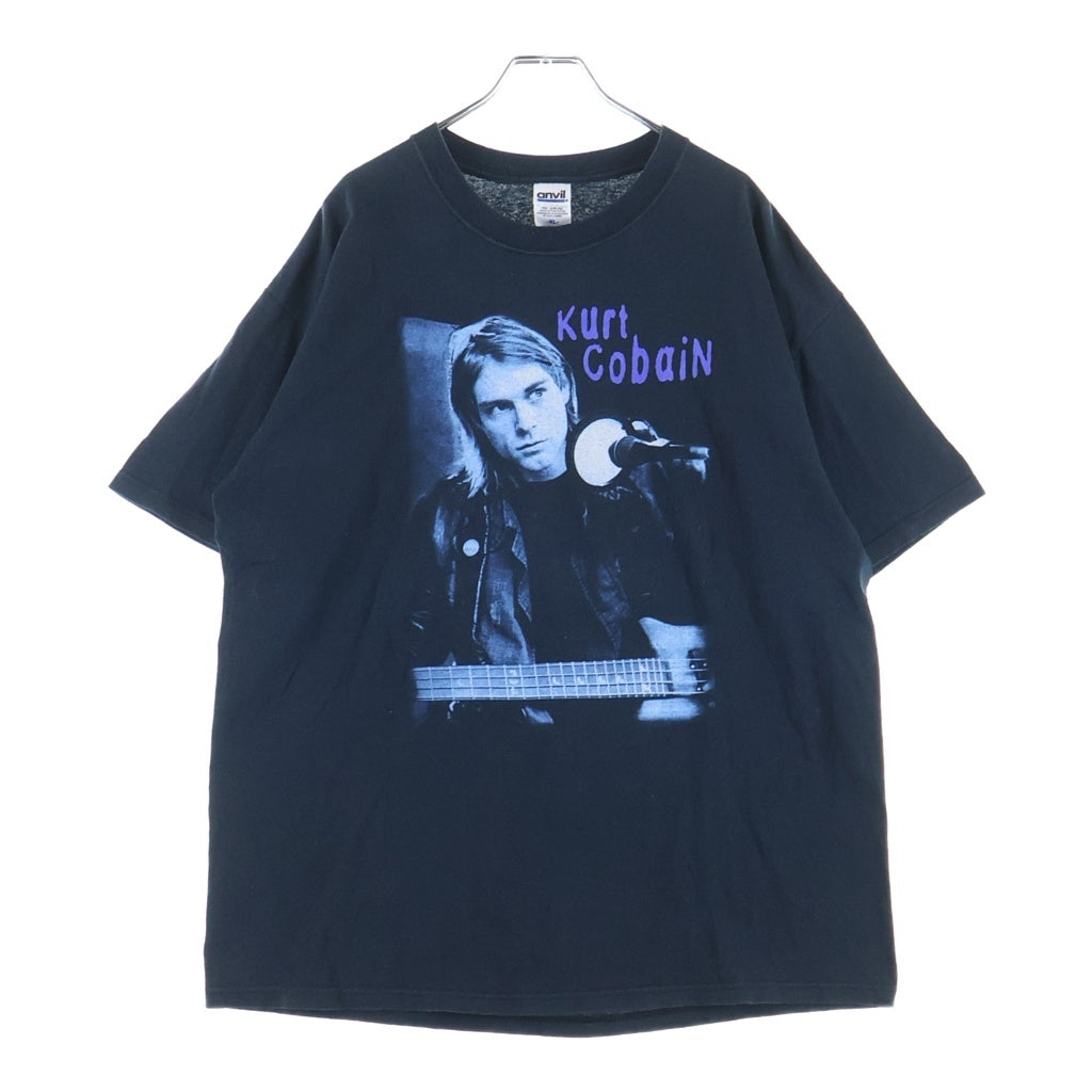 VINTAGE(ヴィンテージ) NIRVANA KURT COBAIN MEMORIAL NOTE TEE ニルヴァーナ カートコバーン メモリアル ノート 半袖Tシャツ カットソー ブラック