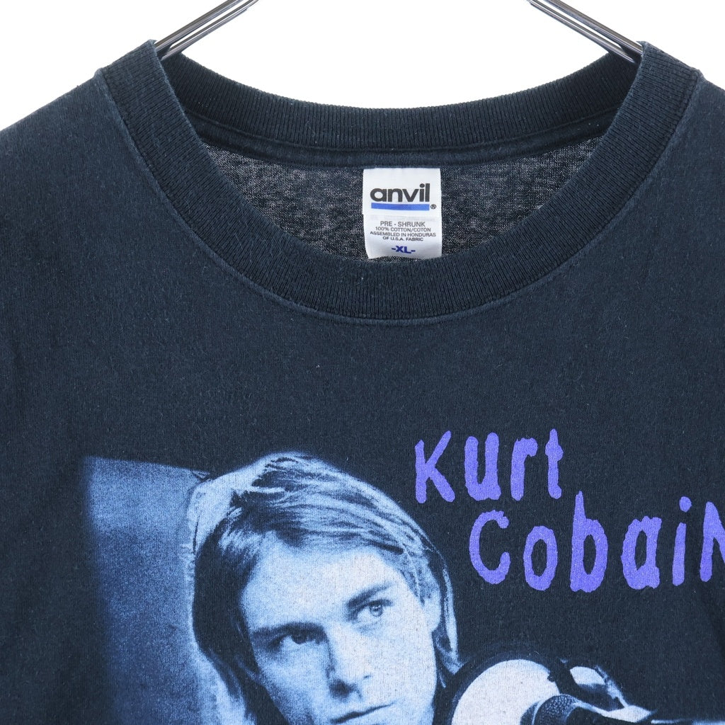 VINTAGE(ヴィンテージ) NIRVANA KURT COBAIN MEMORIAL NOTE TEE ニルヴァーナ カートコバーン メモリアル ノート 半袖Tシャツ カットソー ブラック