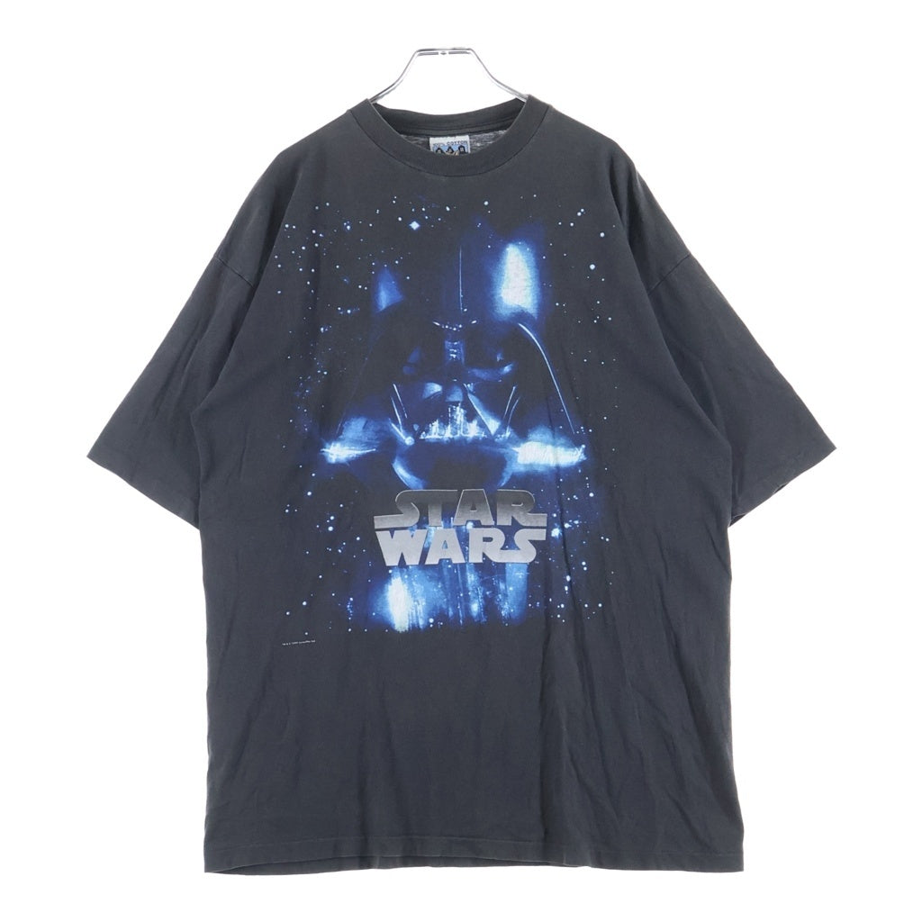 VINTAGE(ヴィンテージ) 90S STARWARS FOX TEES スターウォーズ ダースベイダー 半袖Tシャツ カットソー ブラック