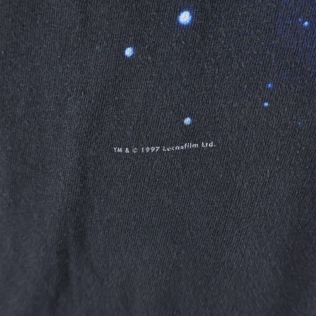 VINTAGE(ヴィンテージ) 90S STARWARS FOX TEES スターウォーズ ダースベイダー 半袖Tシャツ カットソー ブラック