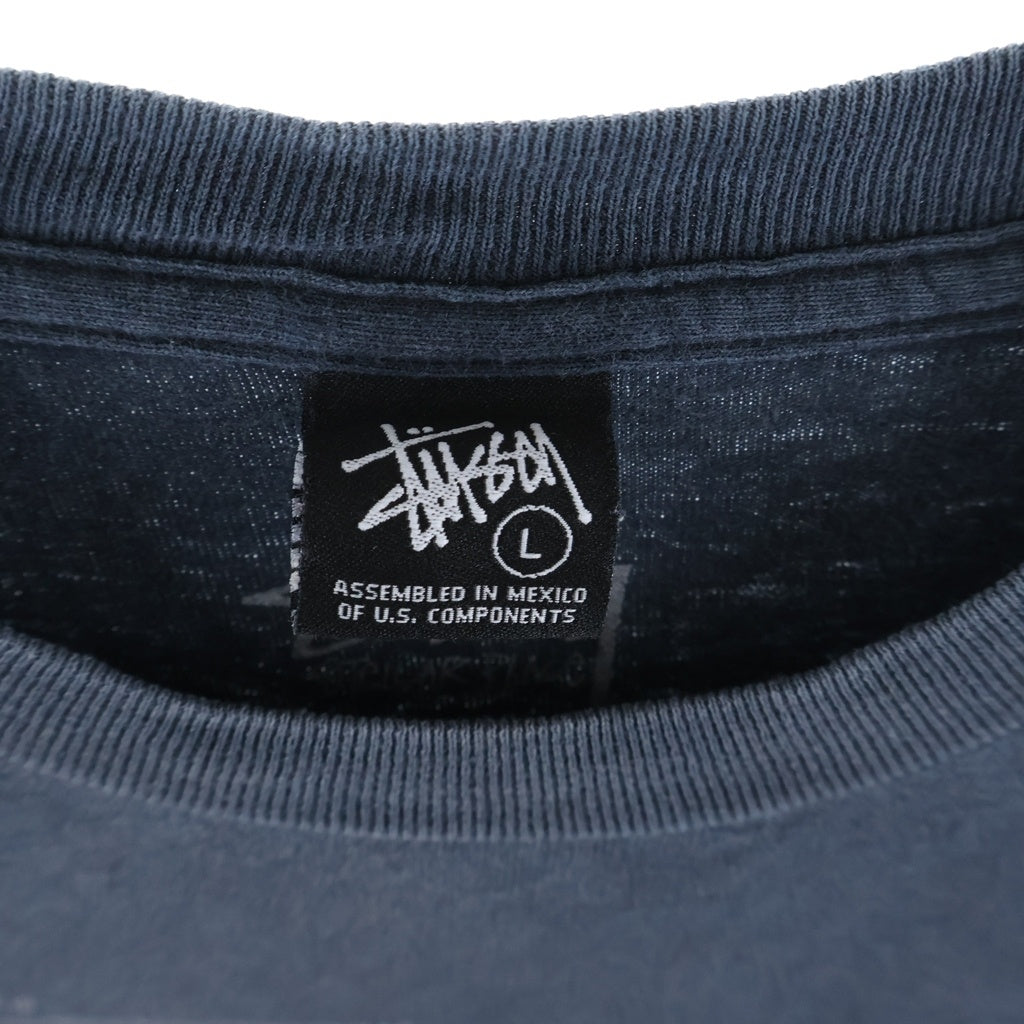 STUSSY(ステューシー) 00S YOUTH BRIDGE 4KIDS 4キッズ フロントプリント 半袖Tシャツ カットソー ブラック