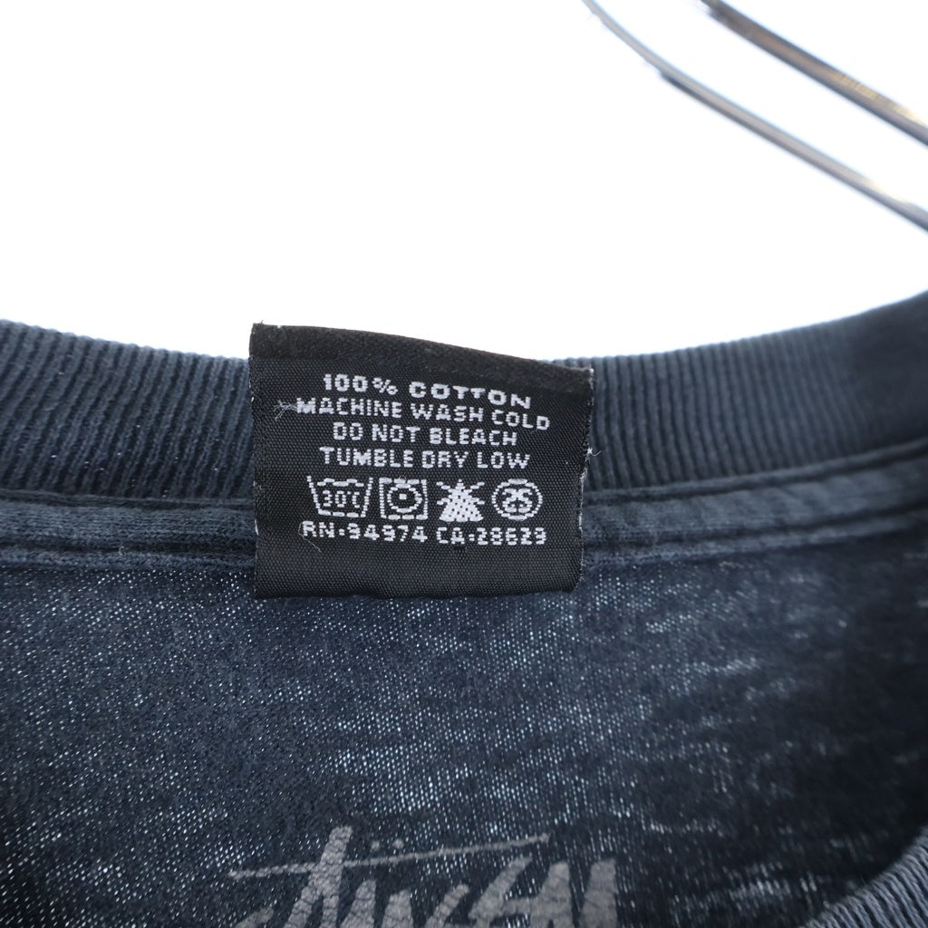 STUSSY(ステューシー) 00S YOUTH BRIDGE 4KIDS 4キッズ フロントプリント 半袖Tシャツ カットソー ブラック