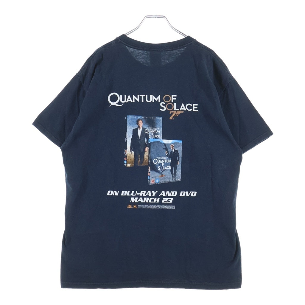 VINTAGE(ヴィンテージ) 00S QUANTUM OF SOLACE OO7 ダブルオーセブン 慰めの報酬 半袖Tシャツ カットソー ブラック