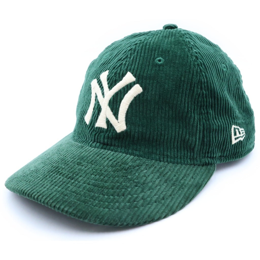 POLO RALPH LAUREN(ポロラルフローレン) × NEW ERA CORDUROY CAP YANKEES ニューエラ コーデュロイ 刺しゅう キャップ ヤンキース グリーン 209920 25304