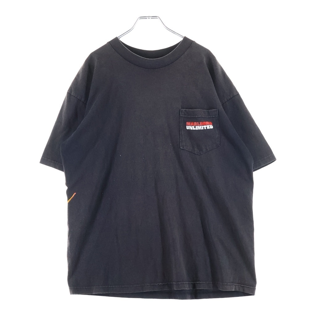 VINTAGE(ヴィンテージ) 90S MARLBORO UNLIMITED LIZARD POCKET TEE マルボロ トカゲ ポケット 半袖Tシャツ カットソー ブラック