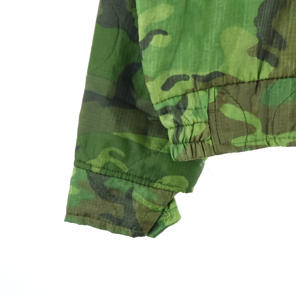 VINTAGE(ヴィンテージ) 60s Vietnam Souvenir Jacket YKK ベトナム スーベニア キルティング 中綿 ジャケット カモ柄 グリーン/カーキ/ブラック