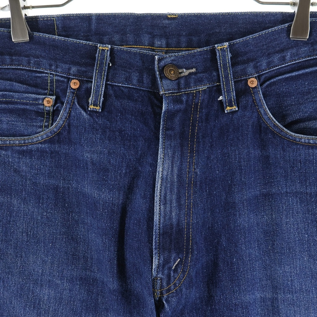Levi's VINTAGE CLOTHING(リーバイス ビンテージ クロージング) 551ZXX ストレートデニムパンツ BIG E Vステッチ オフセット インディゴ PC9-19621-0001