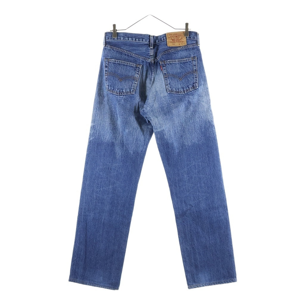 Levi's(リーバイス) 00S 502XX ストレートデニムパンツ ボタン裏J22 Vステッチ BIGE インディゴ