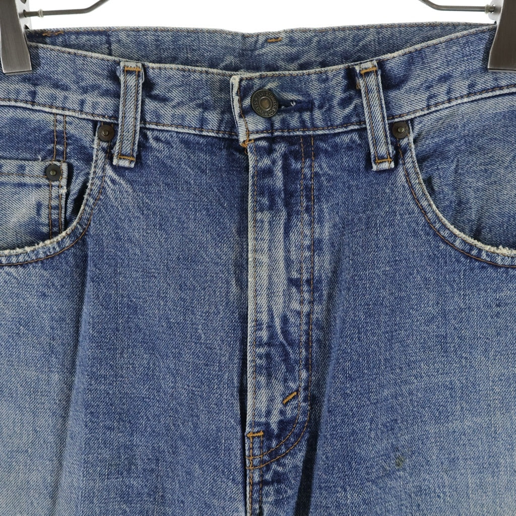 Levi's(リーバイス) 90S 551Z ストレートデニムパンツ 日本製 ボタン裏J09 Vステッチ BIGE インディゴ JB260-09