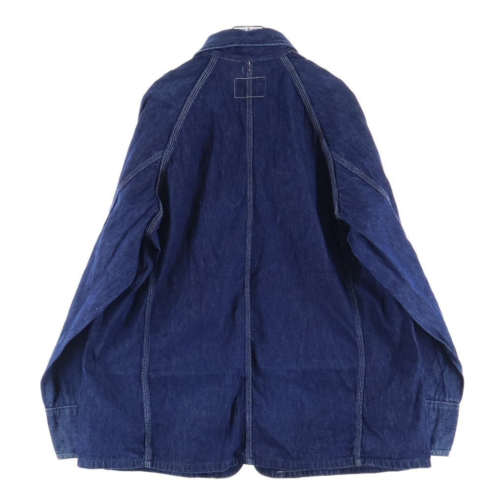 POST OVERALLS(ポストオーバーオールズ) 90S DENIM ENGENIA JACKET デニムエンジニアジャケット カバーオール インディゴ