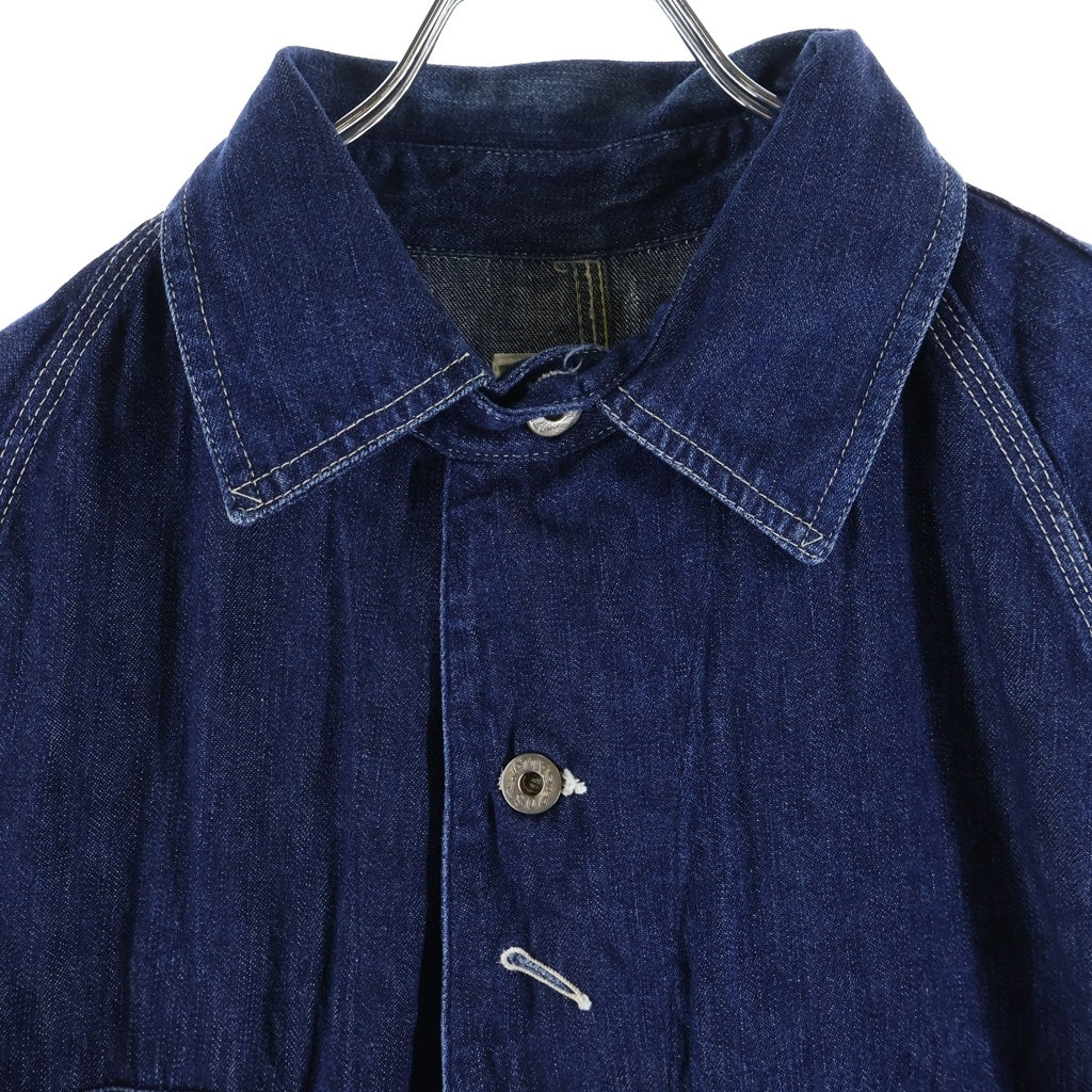 POST OVERALLS(ポストオーバーオールズ) 90S DENIM ENGENIA JACKET デニムエンジニアジャケット カバーオール インディゴ