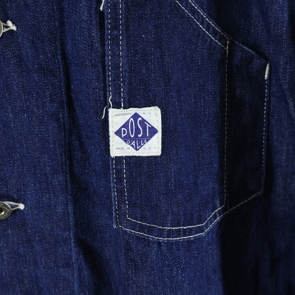 POST OVERALLS(ポストオーバーオールズ) 90S DENIM ENGENIA JACKET デニムエンジニアジャケット カバーオール インディゴ