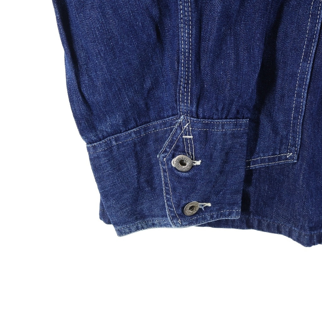 POST OVERALLS(ポストオーバーオールズ) 90S DENIM ENGENIA JACKET デニムエンジニアジャケット カバーオール インディゴ