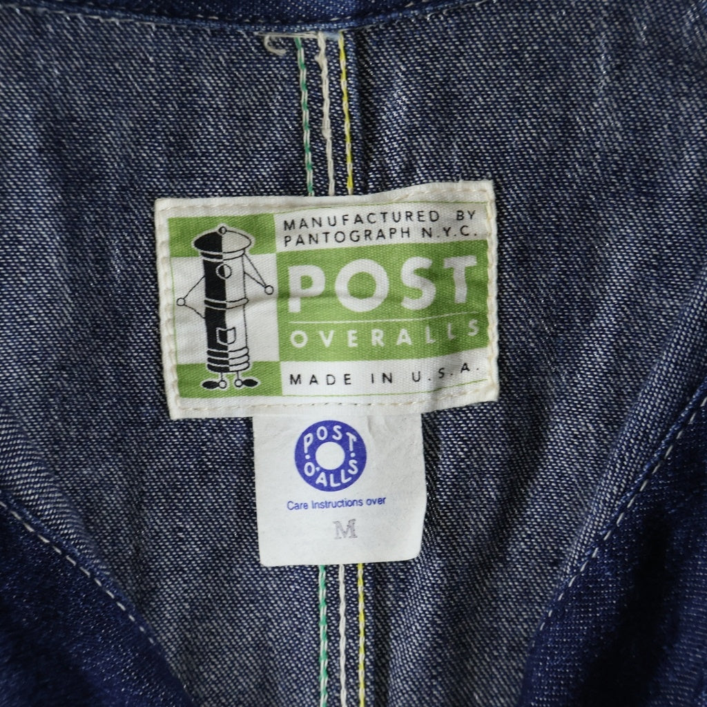 POST OVERALLS(ポストオーバーオールズ) 90S DENIM ENGENIA JACKET デニムエンジニアジャケット カバーオール インディゴ