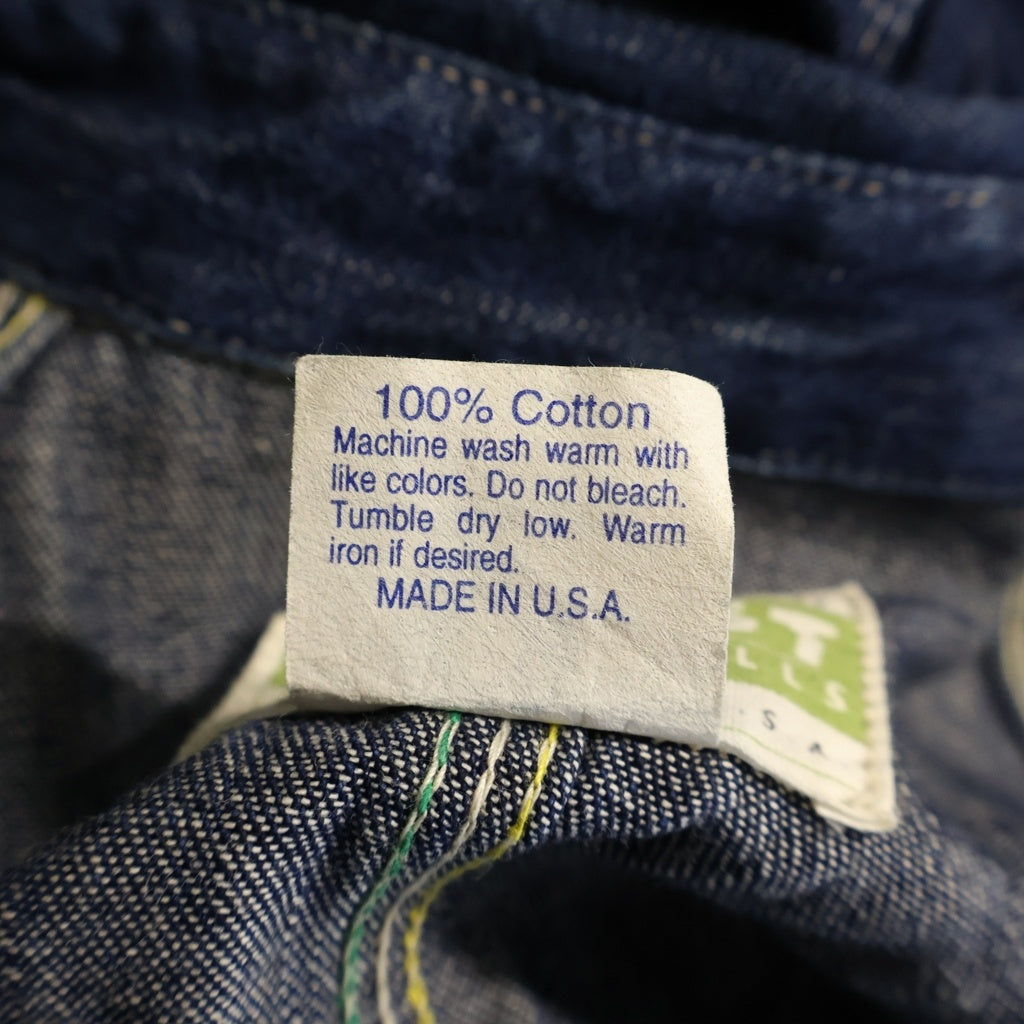 POST OVERALLS(ポストオーバーオールズ) 90S DENIM ENGENIA JACKET デニムエンジニアジャケット カバーオール インディゴ