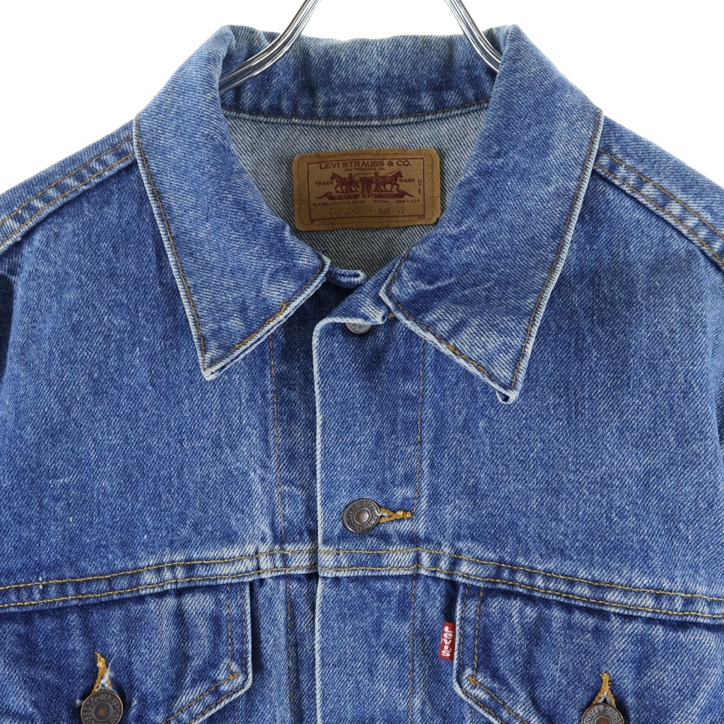 Levi's(リーバイス) 80S 70506-0214 ボタン裏698 USA製 デニムトラッカージャケット インディゴ